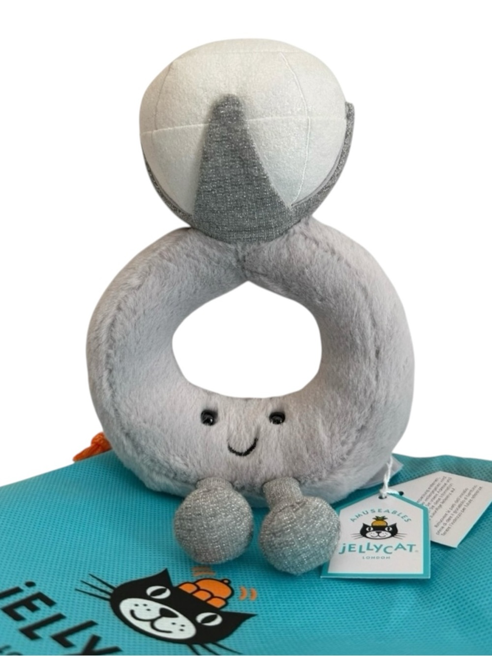 Jellycat Diamond Ring Amuseables Plush Toy